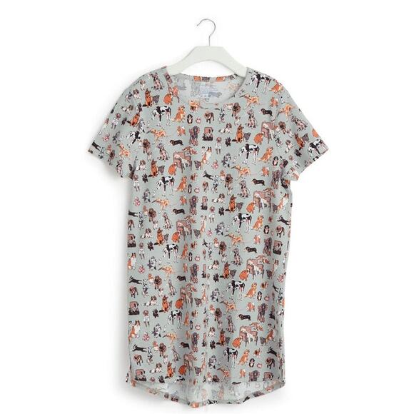 Vera Bradley Cotton Women's Dog Show Night Shirt - Medium - Picture 1 of 6
